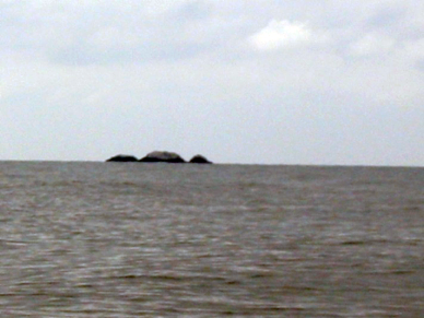 Rocas Soleded seen from Punta Riff, a small headland about 3 kms north of Santo Tomas.