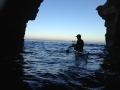 A small cave near Sunset Cliffs